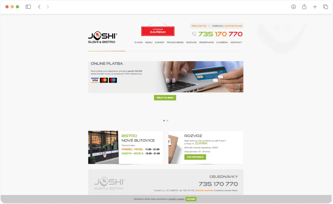 Joshi starý web